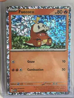 Fuecoco 002/015 McDonald's Promos 2023 Holo NM Pokemon Card - Image 1