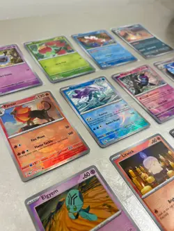 Pokemon Master Ball Lot - 13 Cards - White Flare - Prismatic Evolutions- Suicune - Image 2