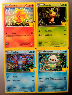 2021 POKEMON MCDONALD'S 25th ANNIVERSARY 4 CARD HOLO LOT - Image 1
