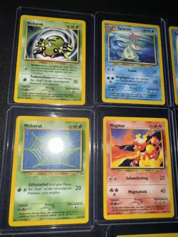 1999 Pokemon Neo Genesis/Discovery GERMAN WOTC 10 Card Lot LP/MP - Image 2
