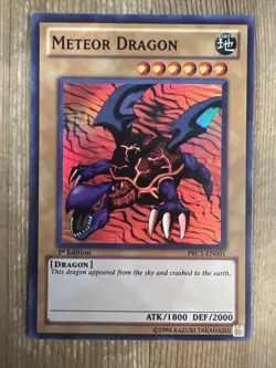 Meteor Dragon PRC1-EN001 1st Edition Yu-Gi-Oh! Card Yugioh Trading Card Game VLP - Image 1