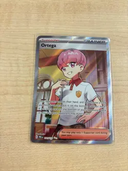 Ortega Full Art Trainer Prismatic Evolutions Pokemon Card 141/131 - Image 1