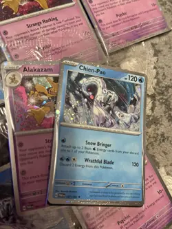 Pokemon TCG: Knock Out Collection Alakazam Chien-Pao Promo Card Set of 8 - 2025 - Image 2