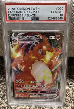Pokemon TCG Charizard VMAX Darkness Ablaze Rare Holo Card 20/189 - Image 1