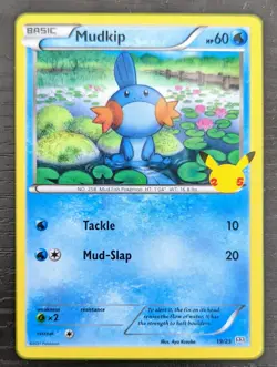 Mudkip Pokemon Card, McDonald's 25th Anniversary Promo, Near Mint - Image 1