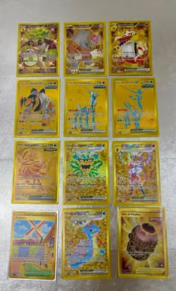 Pokemon Gold Card Lot - Temporal Forces - Prismatic Evo - Twilight Mas - Promos - Image 1