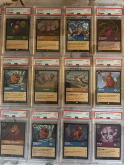 Disney Lorcana PSA Graded Cards Lot (23 Total Slabs Included) - Image 3