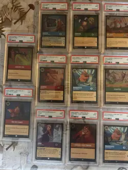 Disney Lorcana PSA Graded Cards Lot (23 Total Slabs Included) - Image 4