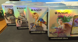 Magic the Gathering Final Fantasy Collector Commander Deck FULL SET CASE - Image 1