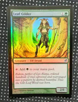 Magic: The Gathering - Leaf Gilder - Origins- Foil - 227/301 - Green Common - Image 1
