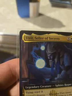 MTG Streets of New Capenna Tivit Seller of Secrets Extended Art Foil - Image 2
