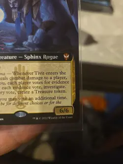 MTG Streets of New Capenna Tivit Seller of Secrets Extended Art Foil - Image 4
