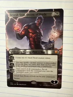 Tevesh Szat, Doom of Fools (Borderless) Commander Legends Regular - Image 1