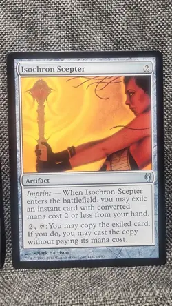 "Isochron Scepter" nm/m Duel Decks: Izzet/Golg. Reg. 2 avail. discount on 2 - Image 1