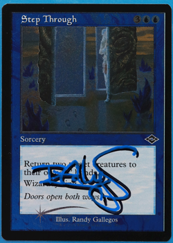 Step Through (Retro Frame ETCHED) FOIL Modern Horizons 2 NM SIGNED (505186) - Image 1