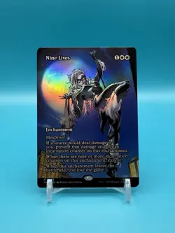 Nine Lives (Borderless) - Marvel Eternal-Legal (MAR) - FOIL - MTG - NM - Image 1