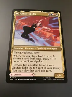 MTG Universes Beyond Marvel Spider-Man #0078 Gwen Stacy / Ghost-Spider - Image 2