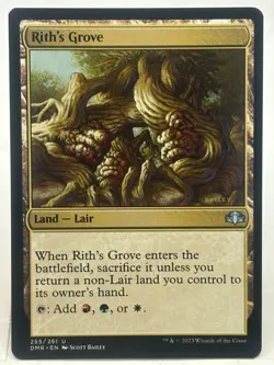 Rith's Grove NM/M* Dominaria Remastered ENGLISH 255/261 mtg -UnltdCards - Image 1