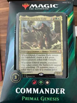 MTG Commander 2019 Primal Genesis Naya Magic Commander Deck NEW Factory Sealed 630509892495 - Image 1