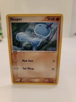 Pokemon TCG Wooper Card Unseen Forces 79/115 Stamped Holo - Image 1