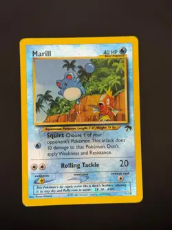Marill 11/18 Southern Islands Reverse Holo 2001 Promo Pokemon TCG Vintage MP - Image 1