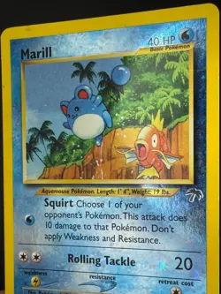 Marill 11/18 Southern Islands Reverse Holo 2001 Promo Pokemon TCG Vintage MP - Image 3
