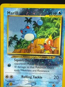 Marill 11/18 Southern Islands Reverse Holo 2001 Promo Pokemon TCG Vintage MP - Image 4