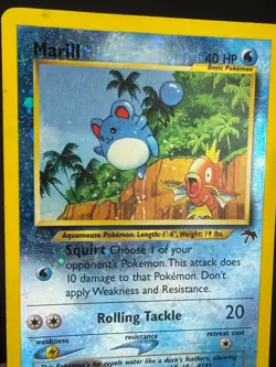 Marill 11/18 Southern Islands Reverse Holo 2001 Promo Pokemon TCG Vintage MP - Image 5