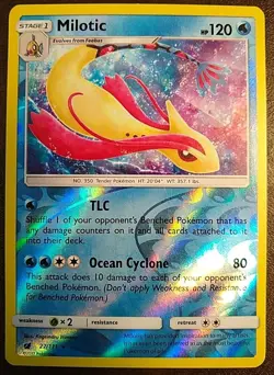 Pokemon TCG Milotic Crimson Invasion 27/111 Reverse Holo Holo Rare NM - Image 1