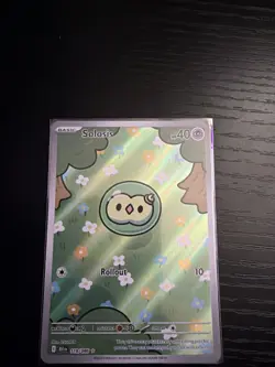 Pokemon TCG Solosis 118/086 English Illustration Rare Black Bolt NM Holo - Image 1