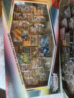 2x Pokemon TCG Prismatic Evolutions Lucario Ex & Tyranitar Ex Premium Collection - Image 2
