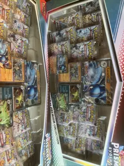2x Pokemon TCG Prismatic Evolutions Lucario Ex & Tyranitar Ex Premium Collection - Image 3