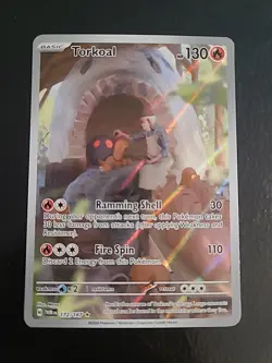 Torkoal 172/167 S&V Twilight Masquerade Illustration Rare TWM Pokemon Card NM - Image 1