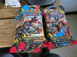 20 Pokemon TCG Mega Evolutions Booster Pack IN HAND Random Art - Image 1
