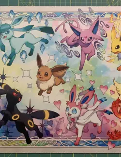 Eeveelution Playmat Prismatic Evolutions Super Premium Collection SPC Pokemon - Image 3