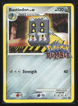 Pokemon Bastiodon 14/16 Pokemon Rumble Holo Rare Promo MP - Image 1