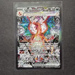 Pokemon TCG Charizard EX Sir Obsidian Flames 223/197 Full Art Secret Rare NM - Image 1