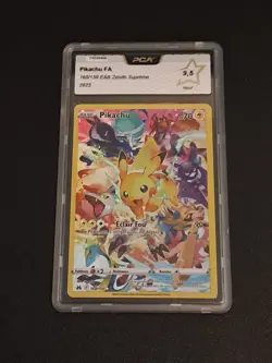 Carte Pokemon PCA 9,5 Pikachu FA 160/159 Zenith Supreme Ultra Rare PCA 9,5 FR - Image 1