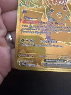 Pokemon TCG - Pikachu ex 179/131 - SV: Prismatic Evolutions Hyper Rare - NM - Image 4