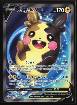Pokemon Morpeko V 190/202 Sword & Shield Ultra Rare Full Art Holo NM - Image 1