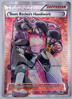 Team Rocket's Handiwork 126/126 - XY Fates Collide - Full Art Holo Pokemon TCG - Image 1