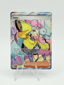 Iono 254/193 Pokemon TCG Paldea Evolved Holo Ultra Rare Full Art - Image 1
