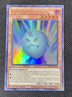 YuGiOh! - Kuribabylon BROL-EN005 Ultra Rare 1st Edition Near Mint - Image 1