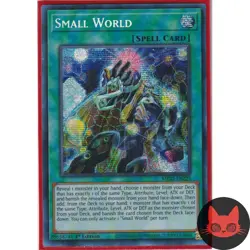 Yugioh Small World MP22-EN225 Secret Rare 1st Edition NM - Image 1