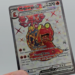 Magcargo ex 91/167 NM Full Art Twilight Masquerade Ultra Rare Pokemon TCG Card - Image 2
