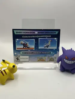 Pokemon Scarlet and Violet Shiny Legendary Code Card. New And Unscratched. - Image 1