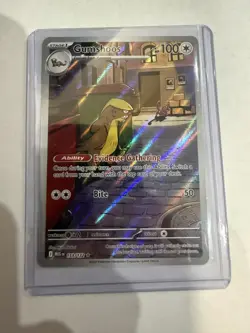 2025 Pokemon Mega Evolution Gumshoos Illustration Rare 153/132 IR Full Art Card - Image 1