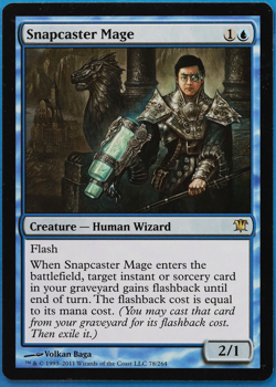 Snapcaster Mage Innistrad PLD Blue Rare MAGIC MTG CARD (ID# 505376) ABUGames - Image 1