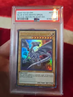 Mint Psa Graded Holo Limited Edition Blue Eyes White Dragon Yugioh Card - Image 2