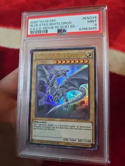 Mint Psa Graded Holo Limited Edition Blue Eyes White Dragon Yugioh Card - Image 3